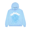 Sp5der Baby Blue Web Hoodie