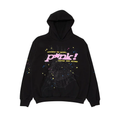 Sp5der Black P*nk Web Hoodie